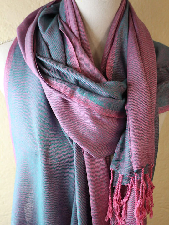 Women's Silk Scarf Pink