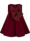 Sleeveless Red Girls Dress