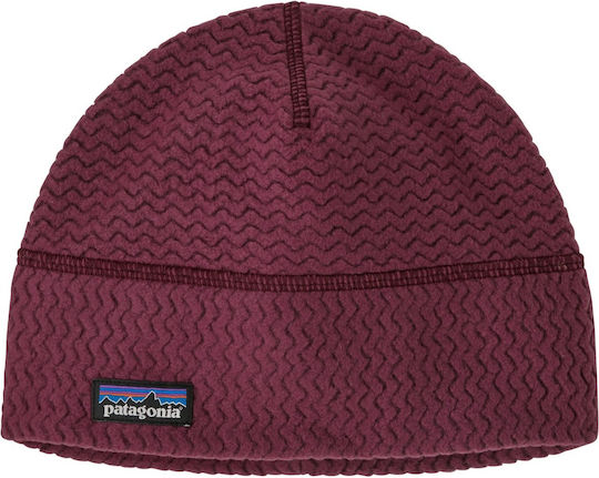 Beanie Unisex Σκούφος Πλεκτός σε Μωβ χρώμα