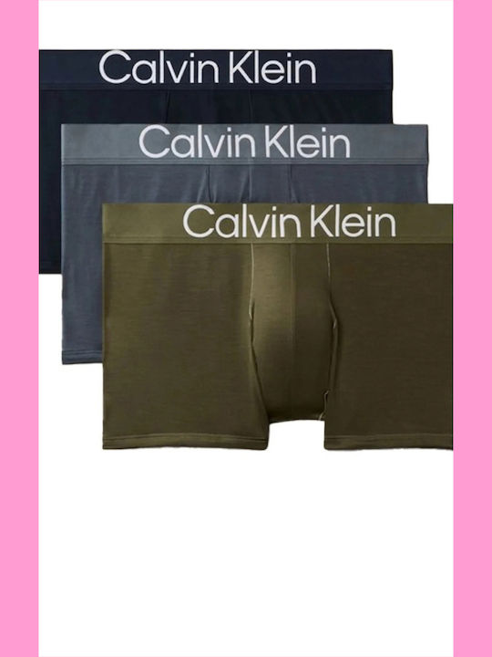 Calvin Klein Men's Multicolour Printed Boxers 3...