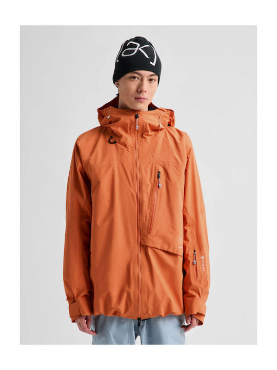Burton Ak Cyclic 307631-E7B Men's Gore-Tex Ski & Snowboard Jacket Orange