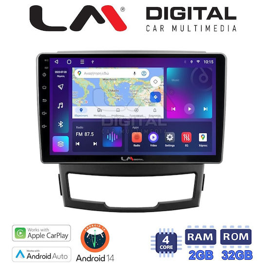 LM Digital Auto-Audiosystem für Daewoo Korando SsangYong Korando 2010 2013 (Bluetooth/USB/WiFi/GPS/Apple CarPlay/Android Auto)