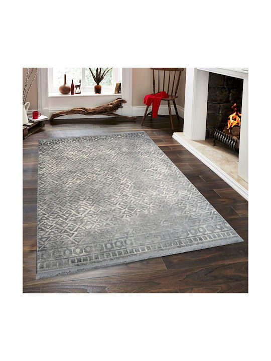 Conceptum Hypnose Notta Rectangular Rug Grey Cr...