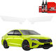 Transparent Protective Film Grizzglass Bodyshield Headlights Skoda Octavia 4 Rs Facelift 2024-2026 2in1