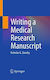 Writing A Medical Research Manuscript Nicholas G. Zaorsky Springer Nature Switzerland Ag