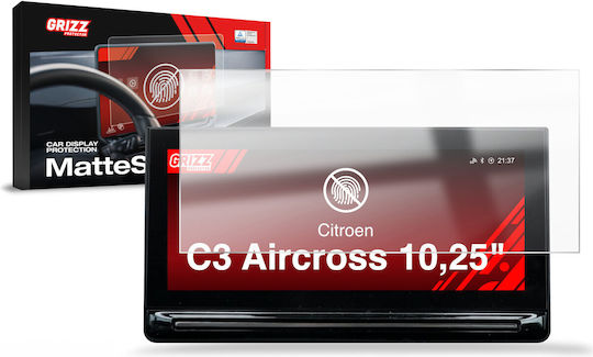 Folie Mată Grizzglass Cardisplay Protection Citroën C3 Aircross 10 25" 2025-2026