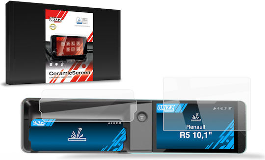 Κεραμική Μεμβράνη Grizzglass Cardisplay Protection Renault R5 E-tech Electric 10 1" 2026 2in1