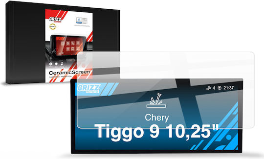 Folie Ceramică Grizzglass Cardisplay Protection Chery Tiggo 9 10 25" 2025-2026