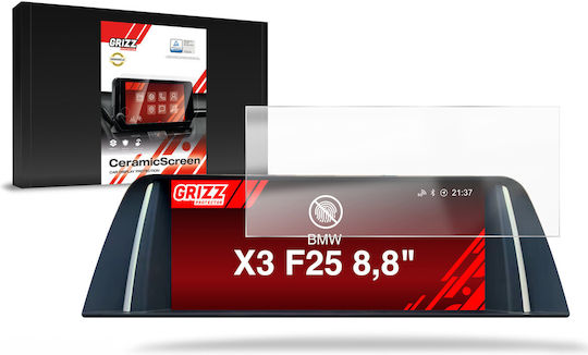 Ματ Φύλλα Grizzglass Προστασίας Cardisplay Bmw X3 F25 8 8" 2011-2017