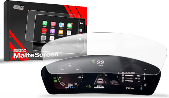 Matte Grizzglass Cardisplay Protection Film for Porsche Macan 4 Virtual Cockpit 2025-2026