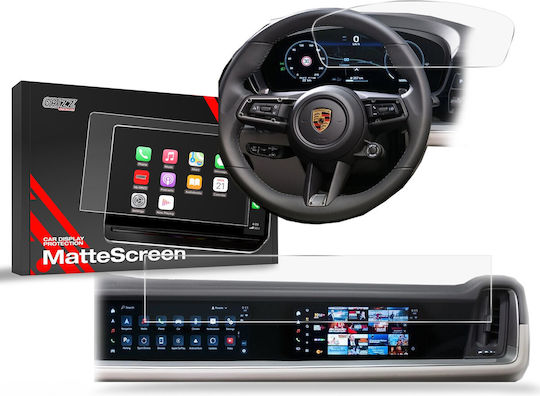 Μεμβράνη Matowa Grizzglass Cardisplay Protection Porsche Cayenne 3 12 3" + 10 9“ 2023-2024 2w1