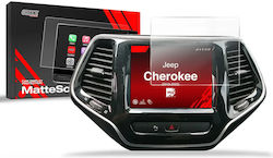 Ματ Φύλλο Grizzglass Προστασίας Οθόνης Αυτοκινήτου Jeep Cherokee 2019-2023