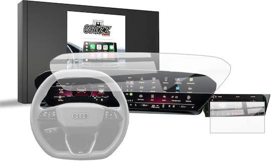 Μεμβράνη Ceramiczna Grizzglass Cardisplay Protection Audi Sq6 E-tron 2024-2026 Grizz 2w1