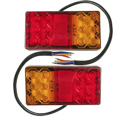 Juyee Σετ Φώτα Τρέιλερ LED με Βίδες 12V 2τμχ