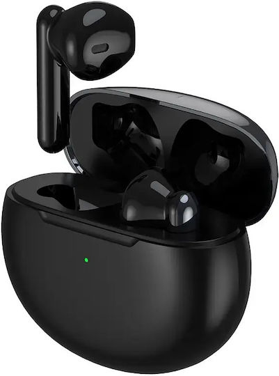 Jellico Căști Bluetooth Handsfree Earbud cu Husă de Încărcare Negre