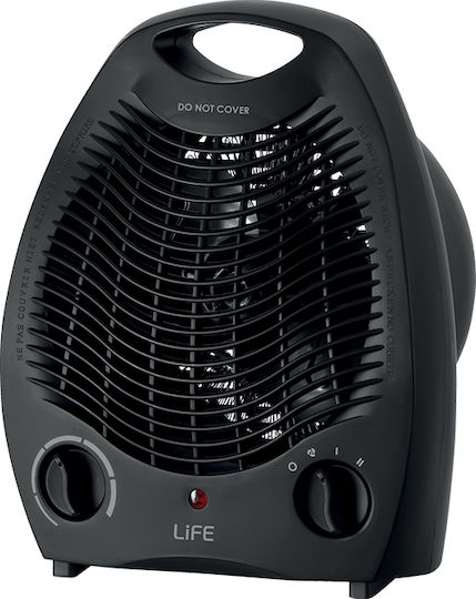Life Warmy Raumheizlüfter für den Boden Schwarz 2000 W