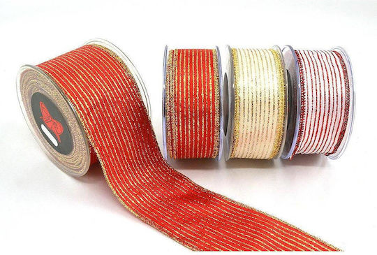 Atmosphera Χριστουγεννιάτικη Striped Glitter 900x6.7cm (Διάφορα Σχέδια/Χρώματα)