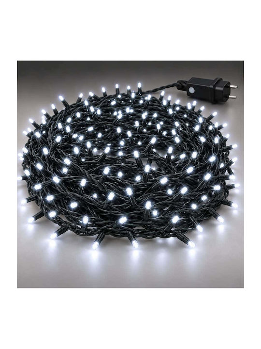 180 LED-Lichter 9 m Kaltweiß in Reihe