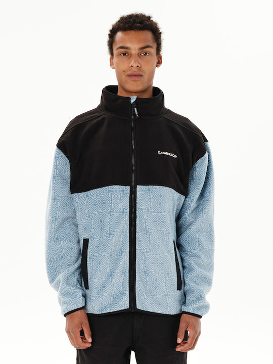 Emerson Herren-Fleecejacke Pr629 Siel Fog/Black