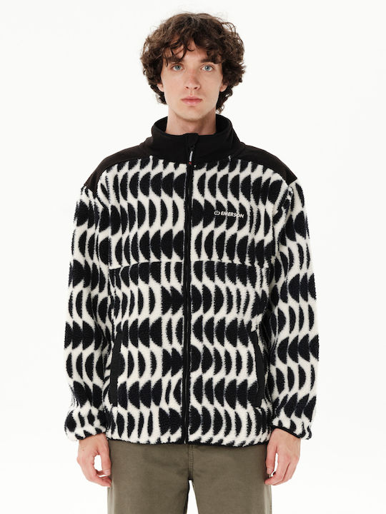 Herren Fleecejacke Weiß
