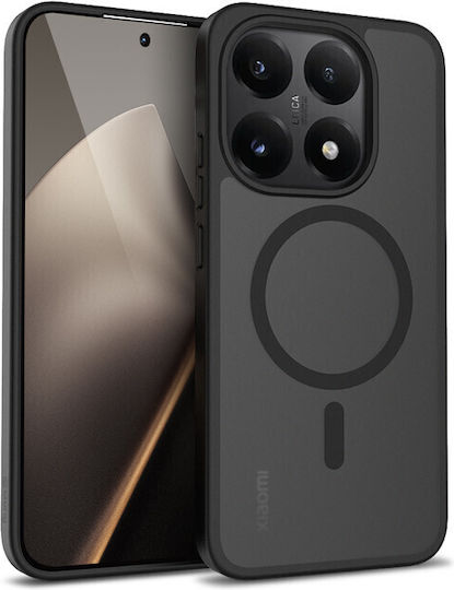 Crong Hybrid Matte Magnetic Back Cover Μαύρο (Xiaomi 15T)