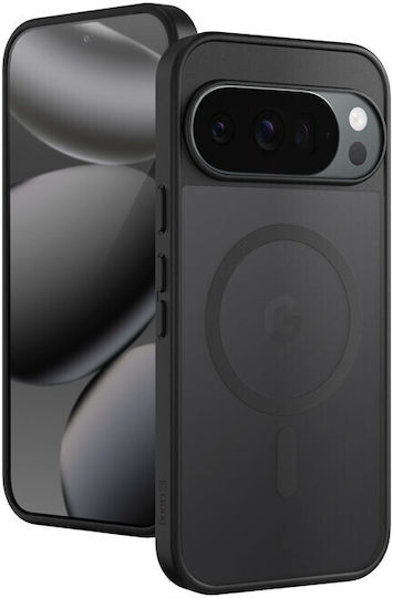 Crong Hybrid Matte Magnetic Rückseitenhülle Schwarz (Google Pixel 10 / 10 Pro)