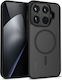 Crong Hybrid Matte Магнитен Заден Калъф Черен (Xiaomi 15T Pro)