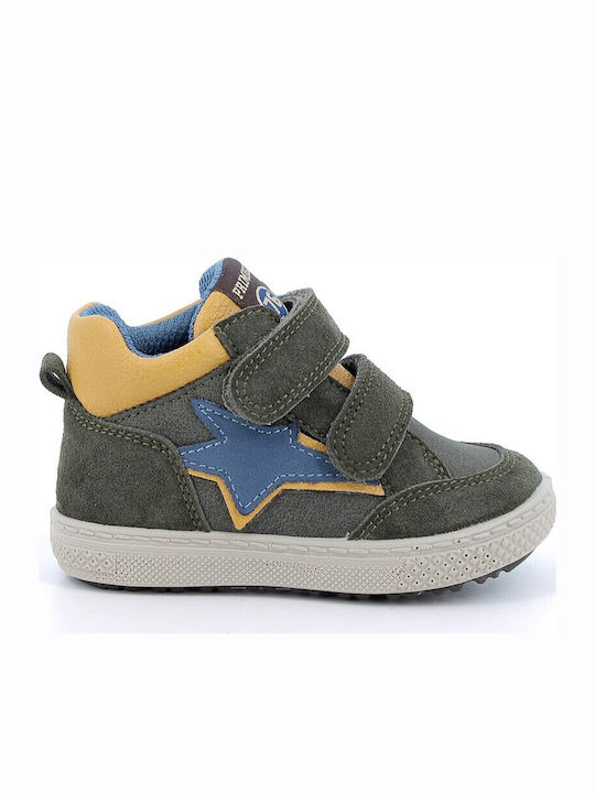 Primigi Anatomic Kids Green Ankle Boots with Ho...