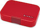 Yumbox Plastic Kids Food Container Red