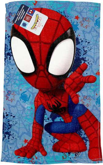 Prosop Pentru Față și Mâini Pentru Copii Marvel Spidey Blue 30x50cm – 100% Bumbac Fml365969 Albastru 30x50cm