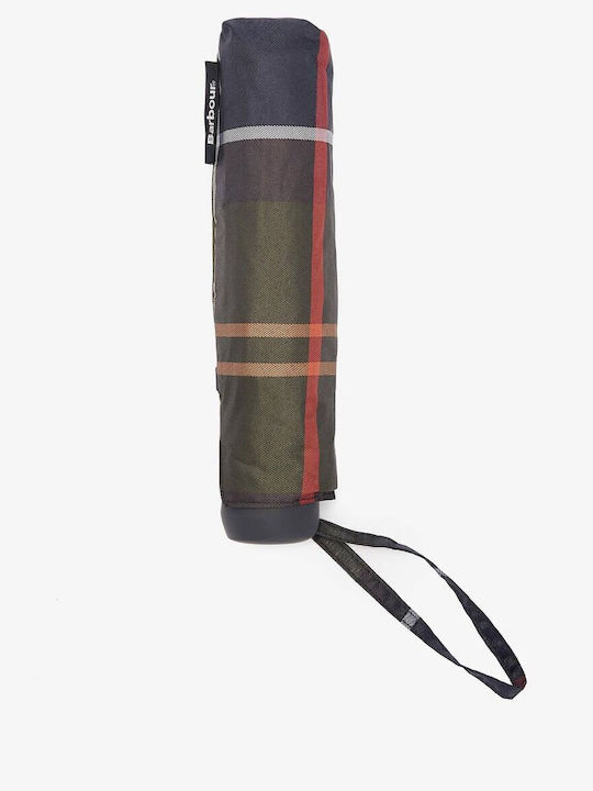 Barbour Tartan Ομπρέλα Βροχής Σπαστή Πολύχρωμη