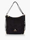 Damen-Schultertasche / Rucksack Schwarz