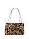 Chelsea Leather Women's Flap Bag Suede Brown