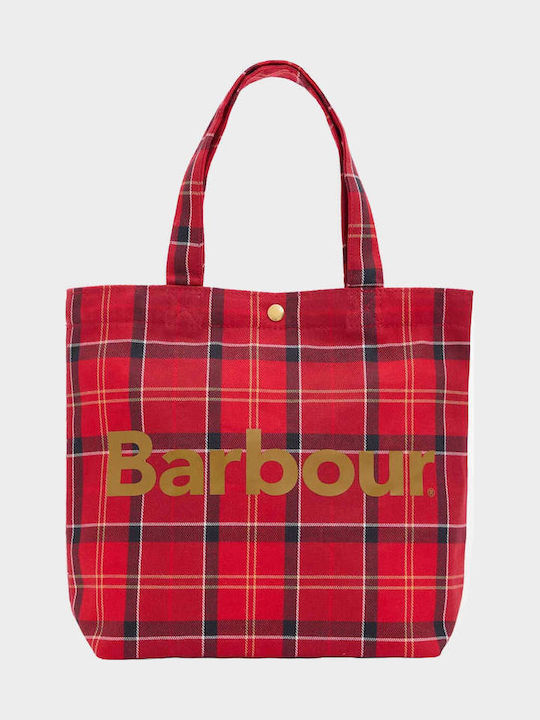 Barbour Tartan Women's Red Tote Bag