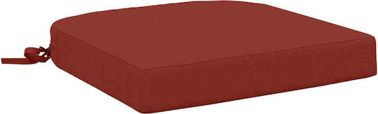 vidaXL Gartenstuhl-Sitzkissen Soest Bogen Rot 40 x 40 cm