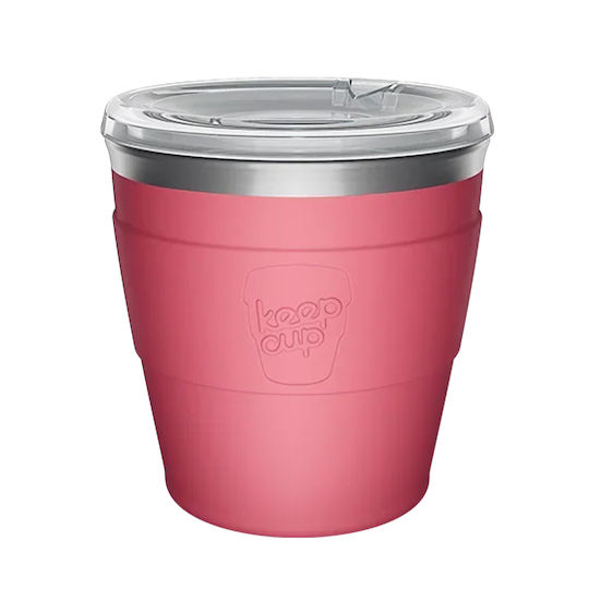 Keep Cup Pahar Termos din Oțel Inoxidabil / Plastic 170ml Roz Thermal QuickSip XS Rose