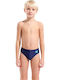 Arena Costum de Baie Slip pentru Copii Painterly Albastru