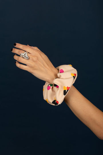 Chaton Adele Scrunchie Ecru