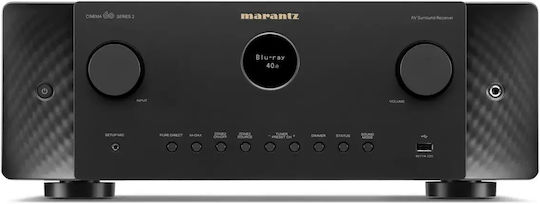 Marantz Cinema 60DAB Series 2 4K/8K 7.2-Channel Home Cinema Amplifier 100W/8Ω 140W/6Ω with HDR and Dolby Atmos Black