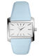 Clipper II Women's Watch 43mm Battery-Powered with Light Blue Leather Strap
