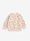 Kinder-Sweatshirt Ecru Mush Monster Duo Allover