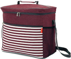 Benzi Isolierte Handtasche Lunch Bag Bordeauxfarben