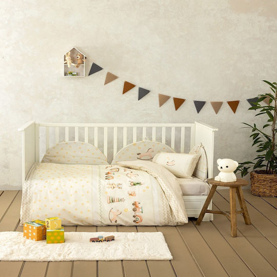 Nima White Cotton Cradle Baby Sheet Set 70x110cm 2 Pieces