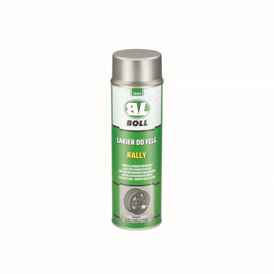 Acrylic 500ml Aerosol Silver Car Wheel Rims Boll