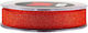Band 9 m Metallic Fishbone 25 mm – Rot