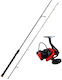 Black Diamond Kaito & Rolen Combo Spinning Fishing Rod 2.7m with Reel
