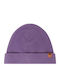 Beanie Unisex Fleece Σκούφος Πλεκτός σε Λιλά χρώμα