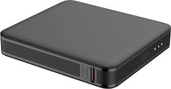 Akashi Компактна Преносима Батерия 5000mAh USB-C 22.5W за Пътуване 5000mAh 22.5W с USB-C Порт Power Delivery Черна Akashi Компактна Преносима Батерия 5000mAh USB-C 22.5W за Пътуване 5000mAh 22.5W с USB-C Порт Power Delivery Черна