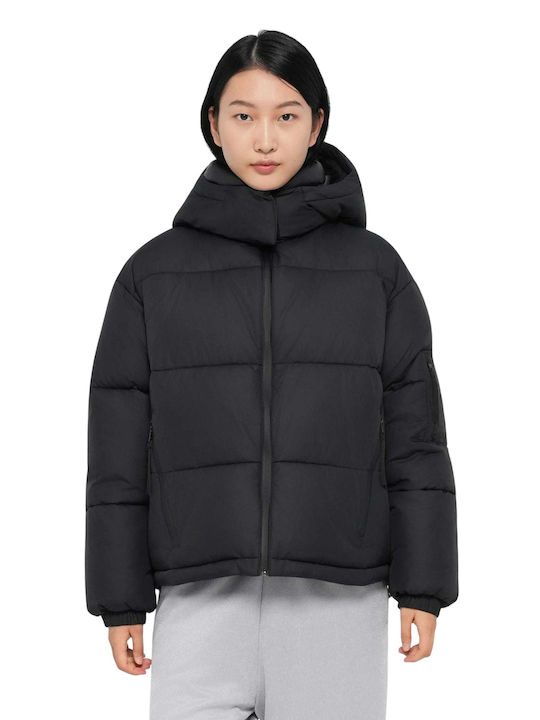 Farida 2 Kurze Damen-Winterjacke Black