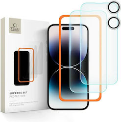 Tech-Protect Gehärtetes Glas 0,3 mm 3 Stück (iPhone 16) Tech-Protect Gehärtetes Glas 0,3 mm 3 Stück (iPhone 16)